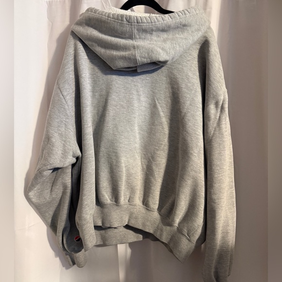 Vintage Pepsi Logo Hoodie Sweatshirt Gray XL 90s Made in El Salvador - Picture 6 of 10